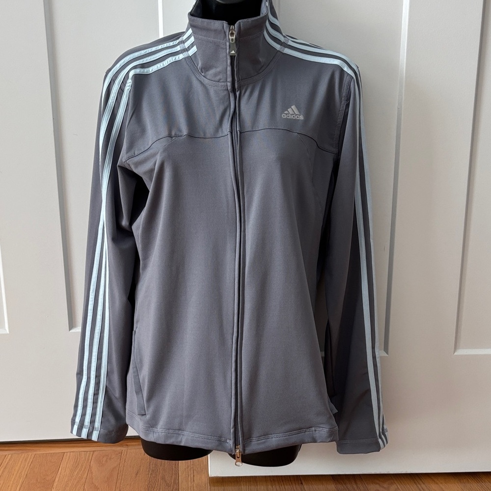Adidas Women's Gray Warm Up Jacket